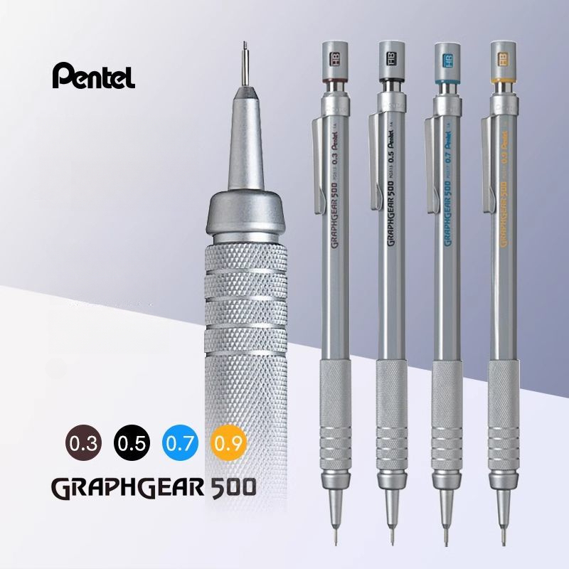 Pentel Pen Energel - 1 قطعة Pentel Graphgear 500 صياغة