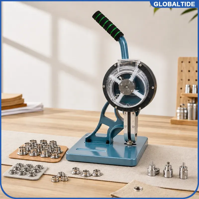 Industrial Textile Sewing Machine - ماكينة خياطة أزرار شبه أوتوماتيكية بدون
