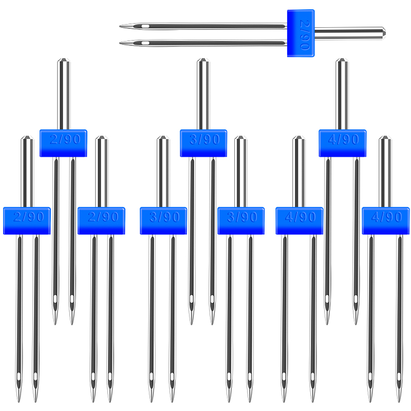 KRABALL إبر مزدوجة لأجزاء ماكي - مراجعة Twin Needle Stretch وسعره