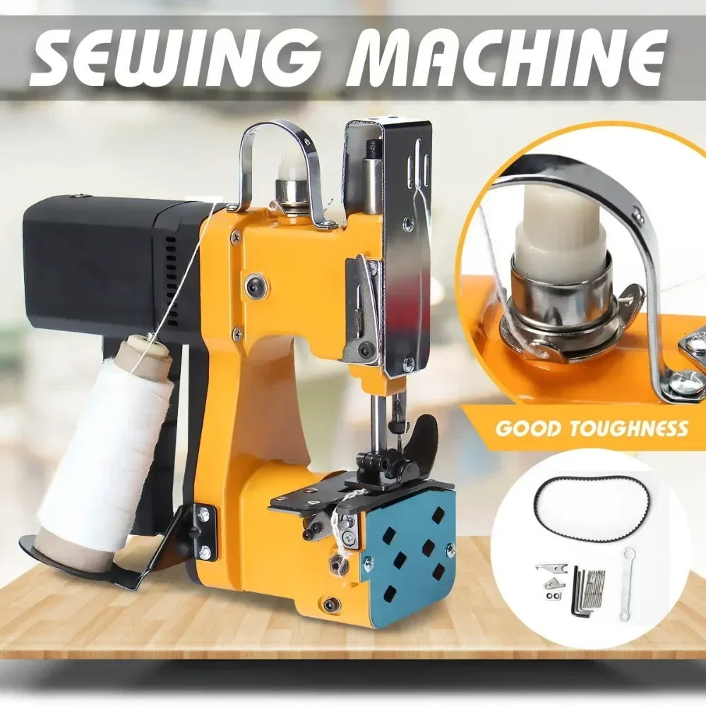 ماكينة خياطة كهربائية محمولة ا - مراجعة Industrial Textile Sewing Machine وسعره