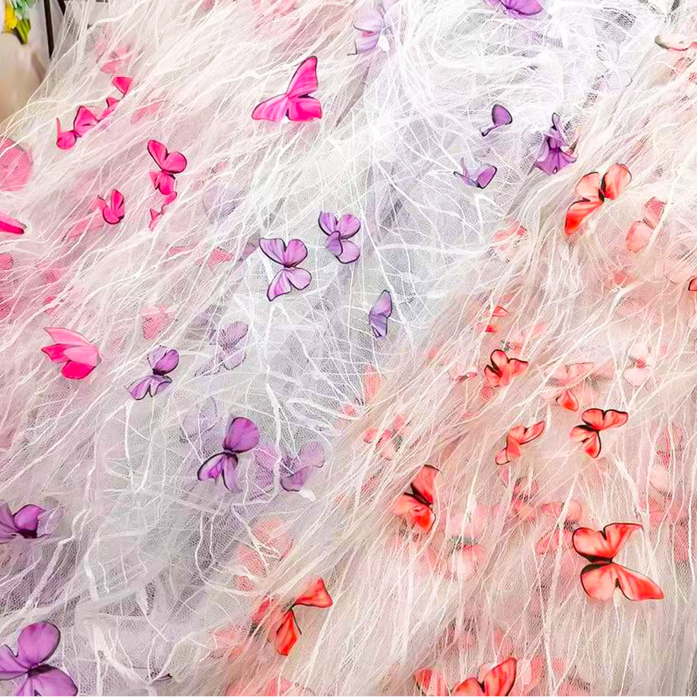 1 ياردة من قماش الدانتيل الشبك - مراجعة Sewing Embroidery Fabric وسعره