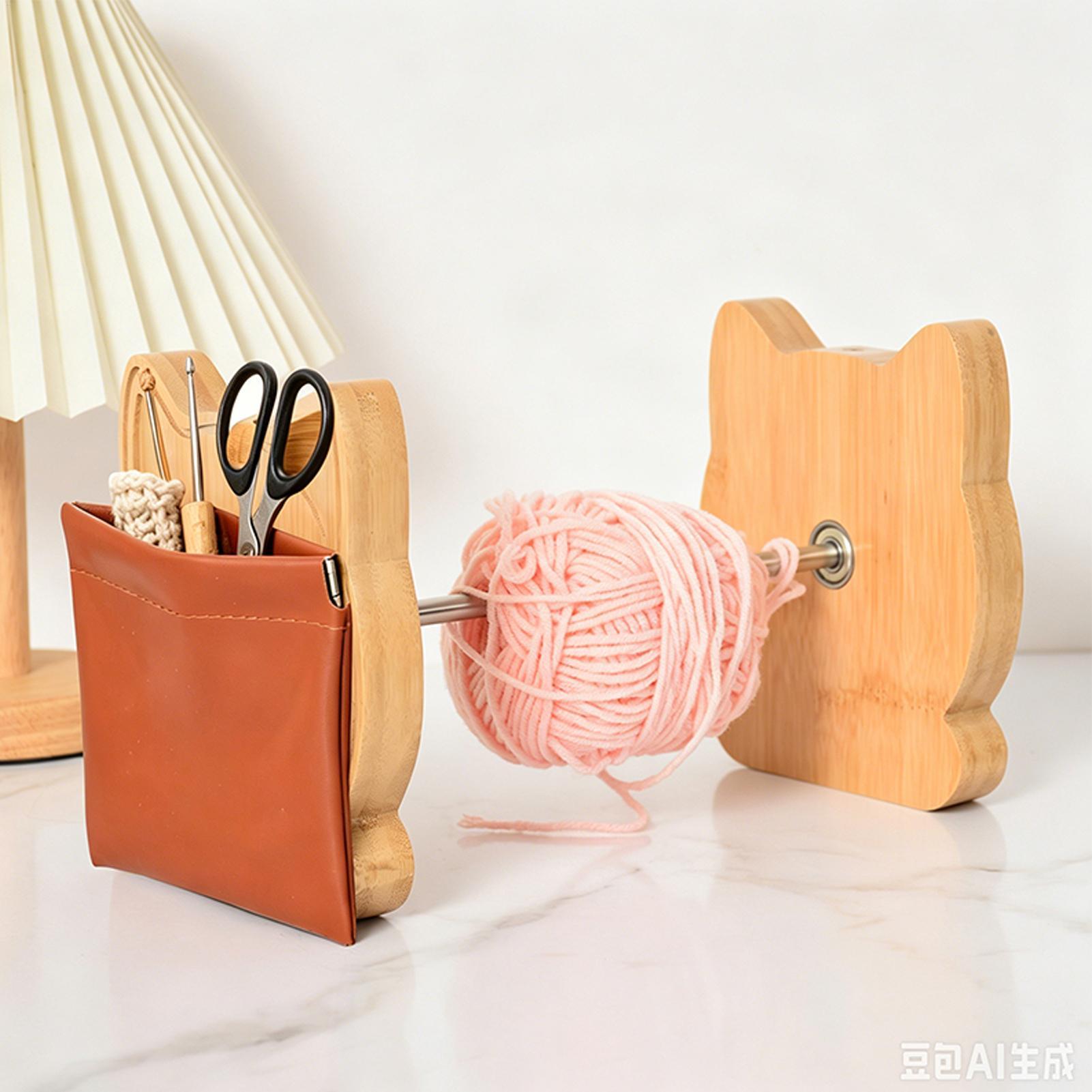 حامل خيوط بتصميم قطة، مصنوع من - مراجعة Sewing Knit وسعره