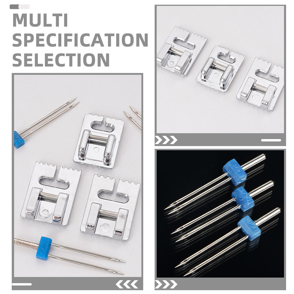 إبر ماكينة الخياطة ذات الفتحتي - مراجعة Twin Needle Stretch وسعره