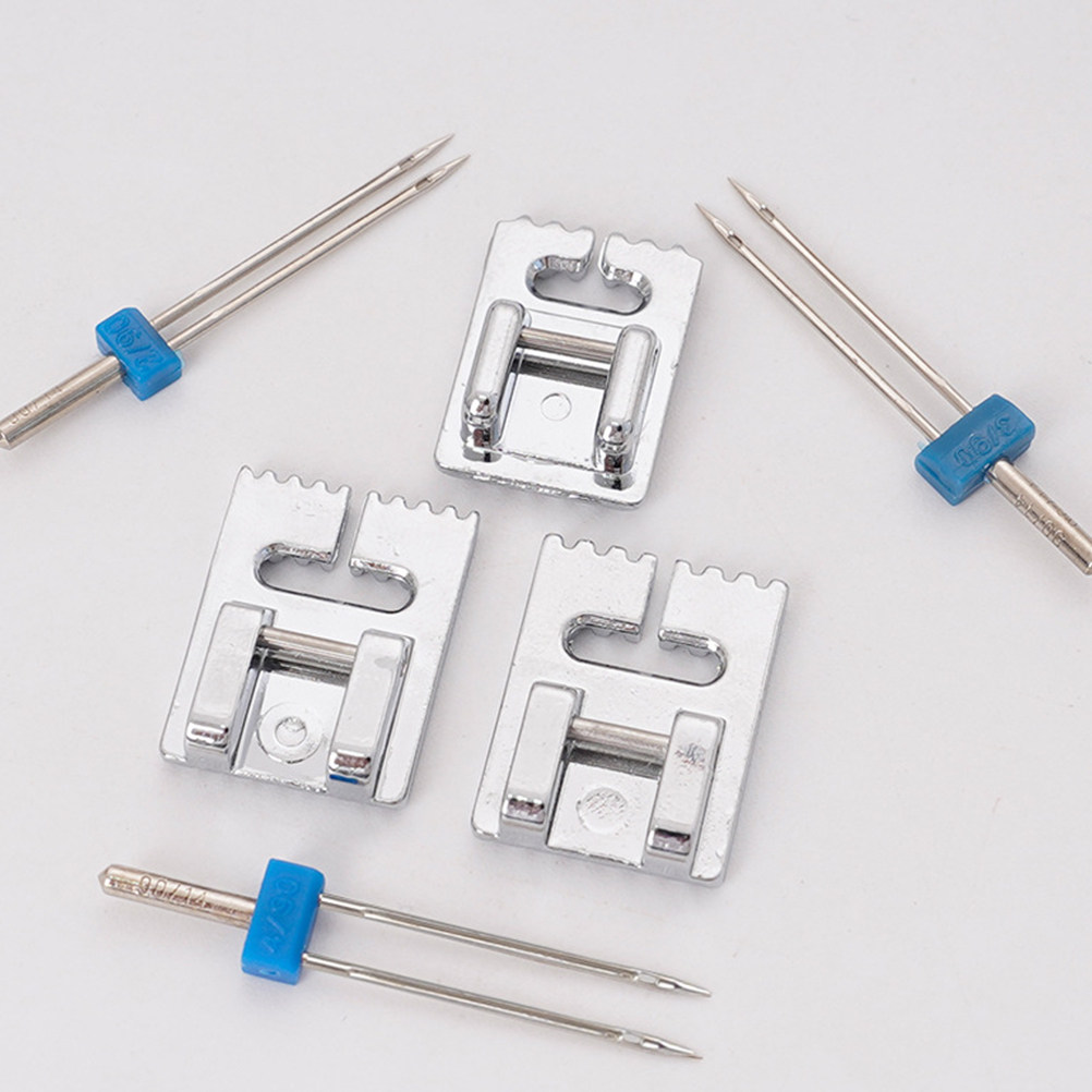 إبر ماكينة الخياطة ذات الفتحتي - مراجعة Twin Needle Stretch وسعره