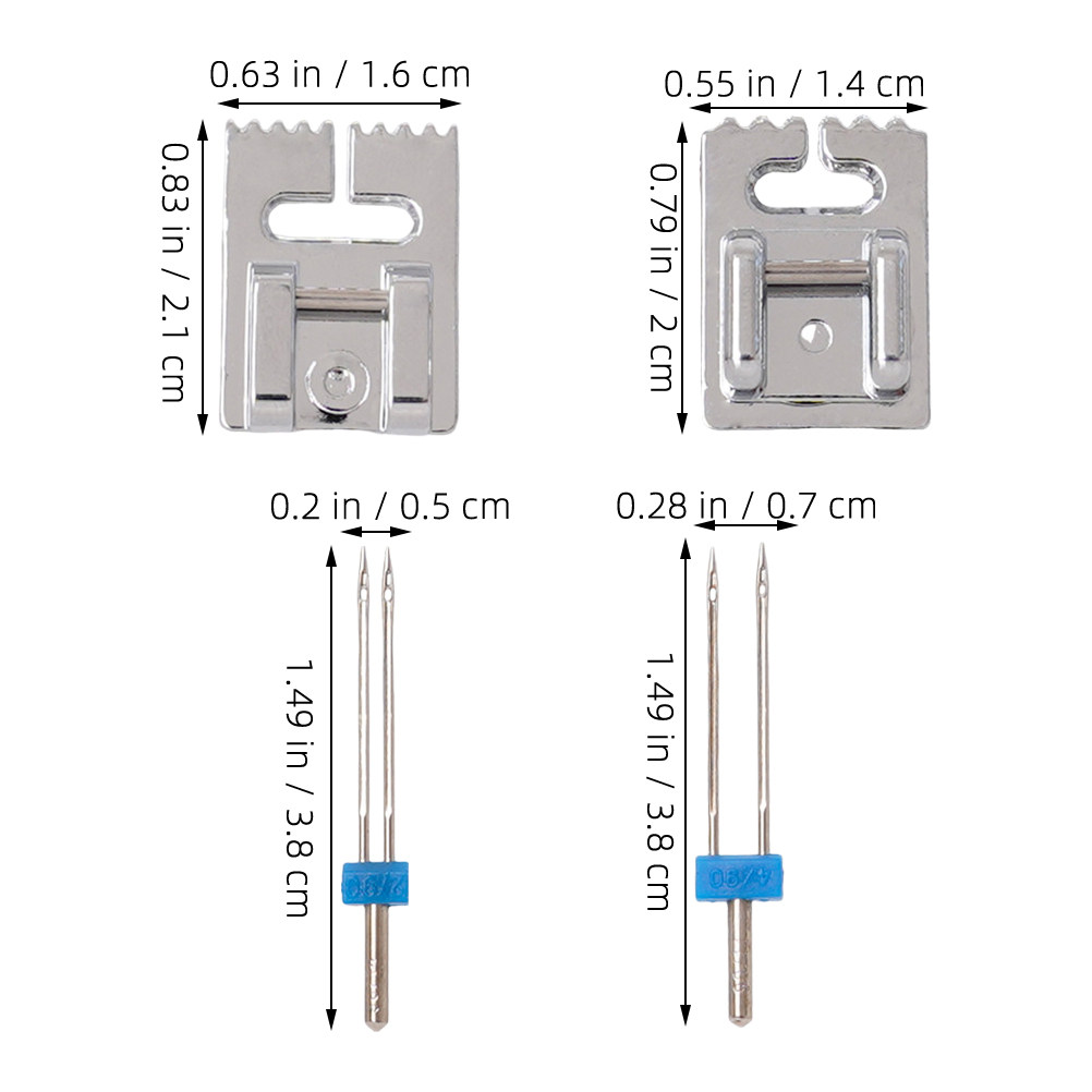 إبر ماكينة الخياطة ذات الفتحتي - مراجعة Twin Needle Stretch وسعره