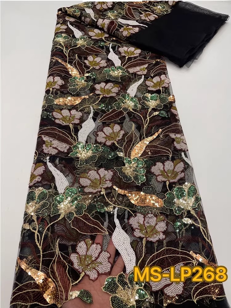 1 ياردة من قماش تلّا الفاخر ال - مراجعة Sewing Embroidery Fabric وسعره